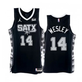 Dres San Antonio Spurs Blake Wesley 14 Jordan 2022-23 Statement Edition Crno Swingman